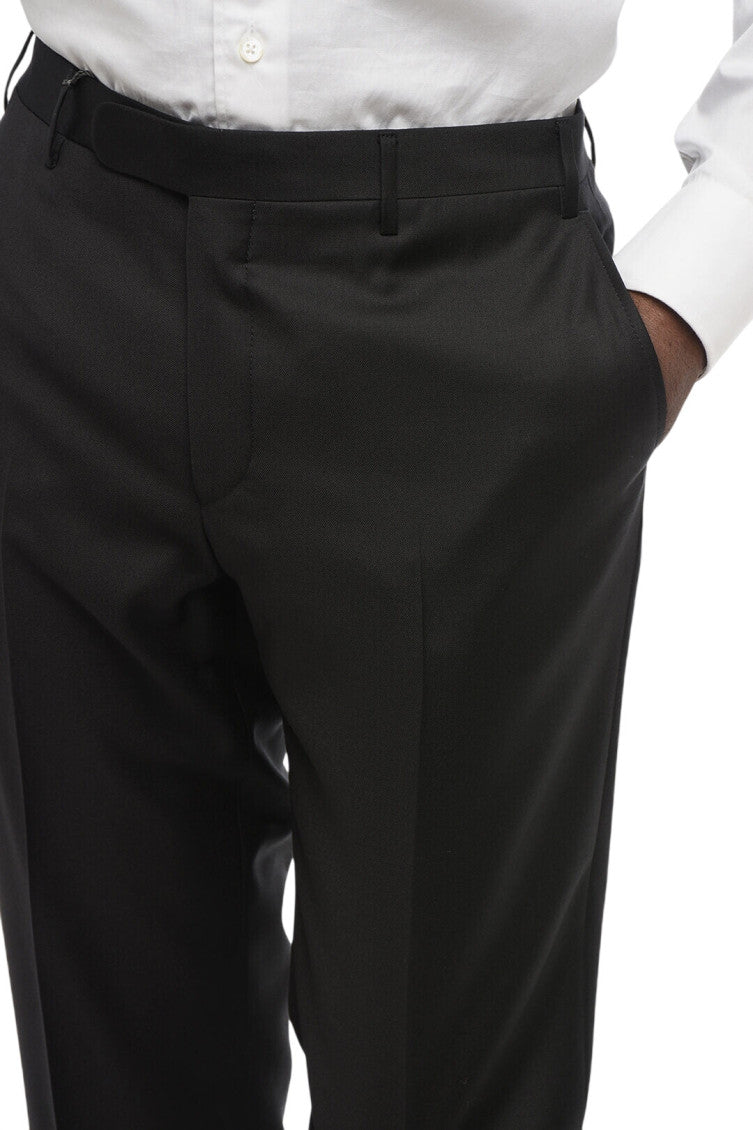 Black Flat Front Pants 3