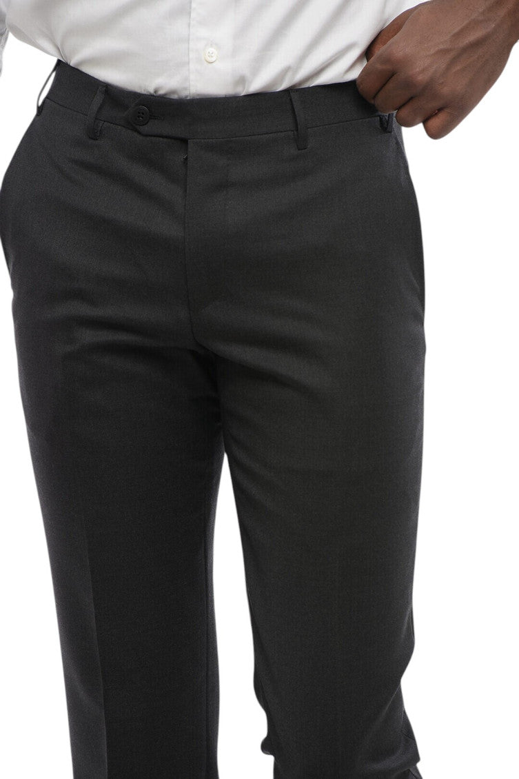 Dark Grey Tailored Pants 3