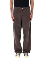 Brown Relaxed Mid Rise Jeans 1
