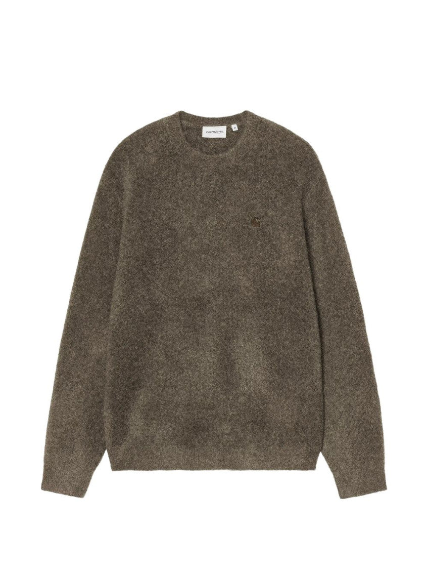 Brown Crew Neck Sweater 1