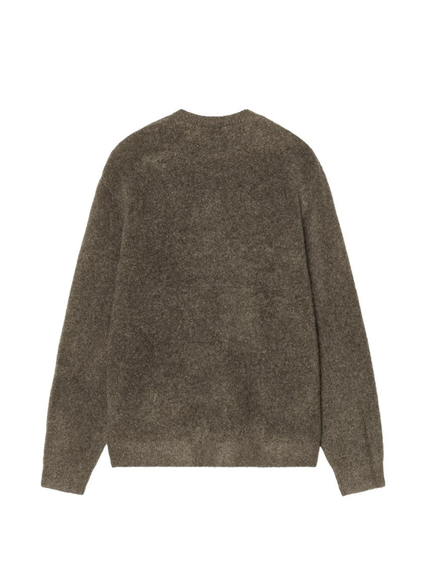Brown Crew Neck Sweater 2