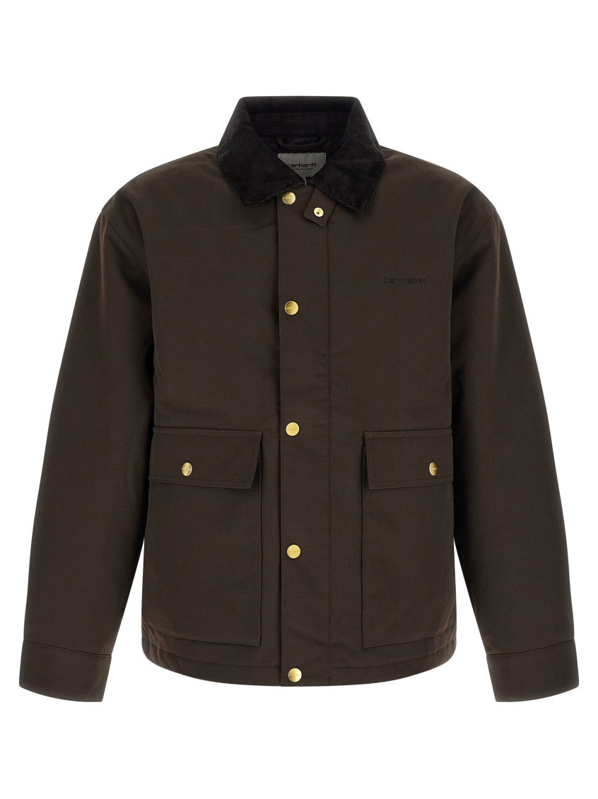 Brown Shirt Collar Jacket 1