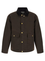 Brown Shirt Collar Jacket 1