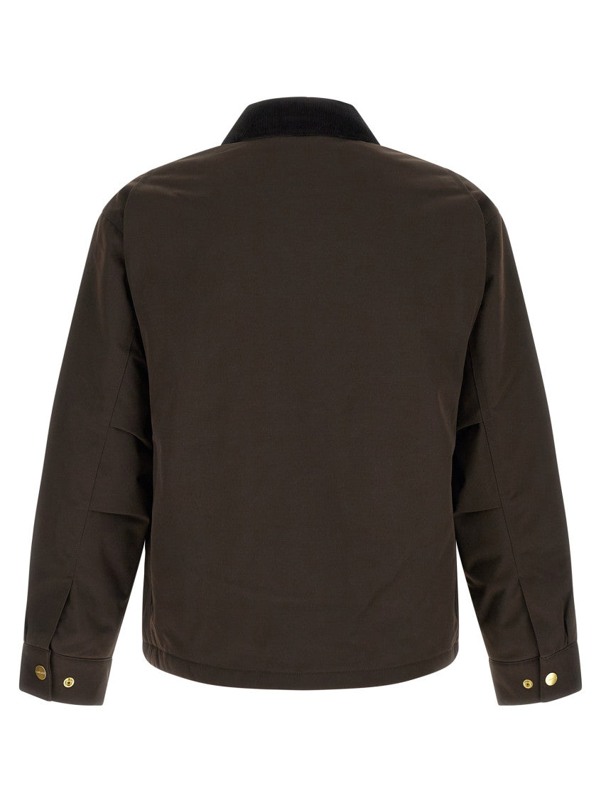 Brown Shirt Collar Jacket 2