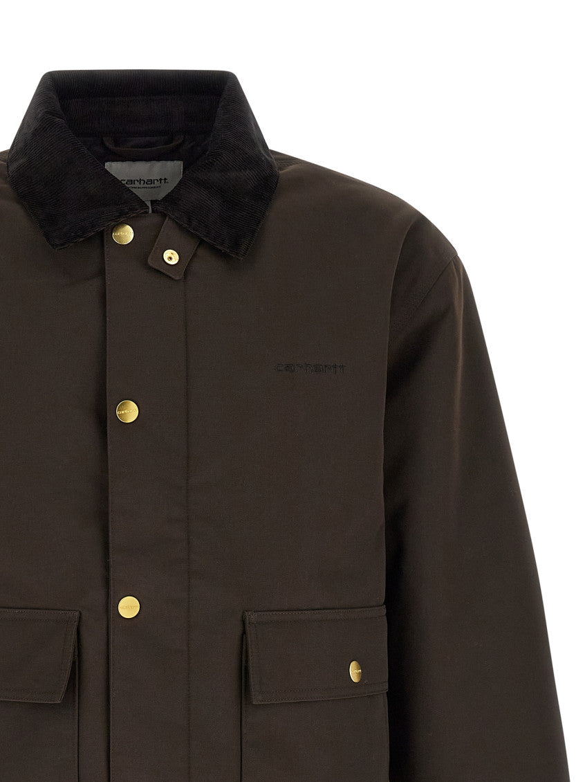 Brown Shirt Collar Jacket 3