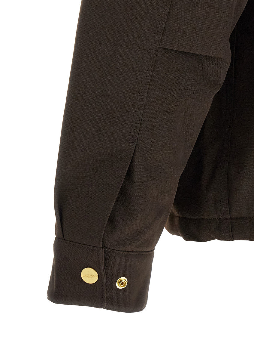 Brown Shirt Collar Jacket 4