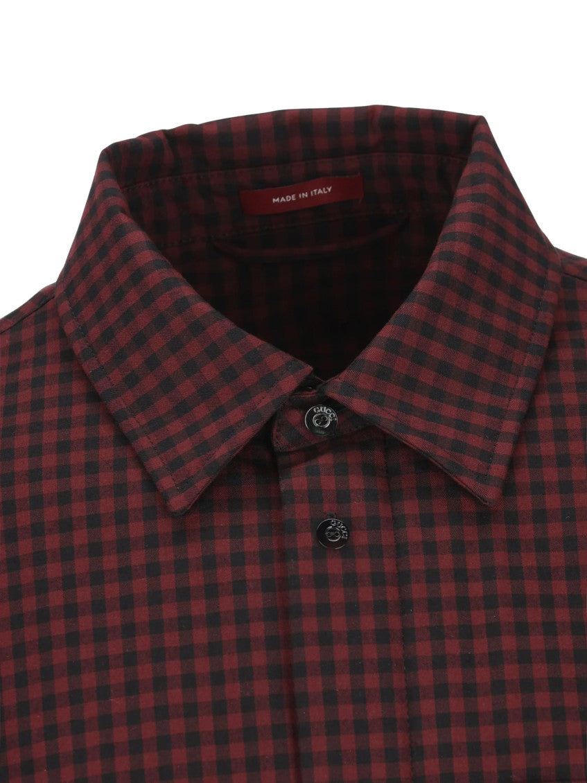 Red Regular Check Overshirt 3
