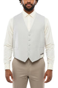 Light Grey Five Button Waistcoat 1