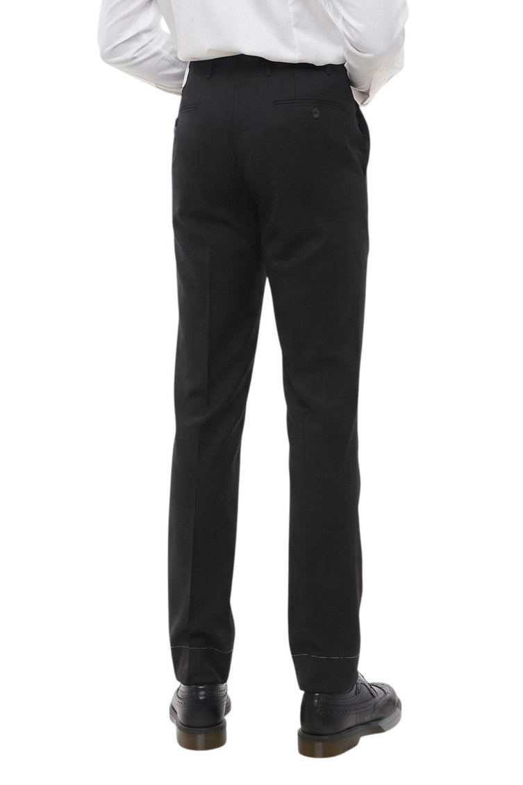 Black Flat Front Pants 2