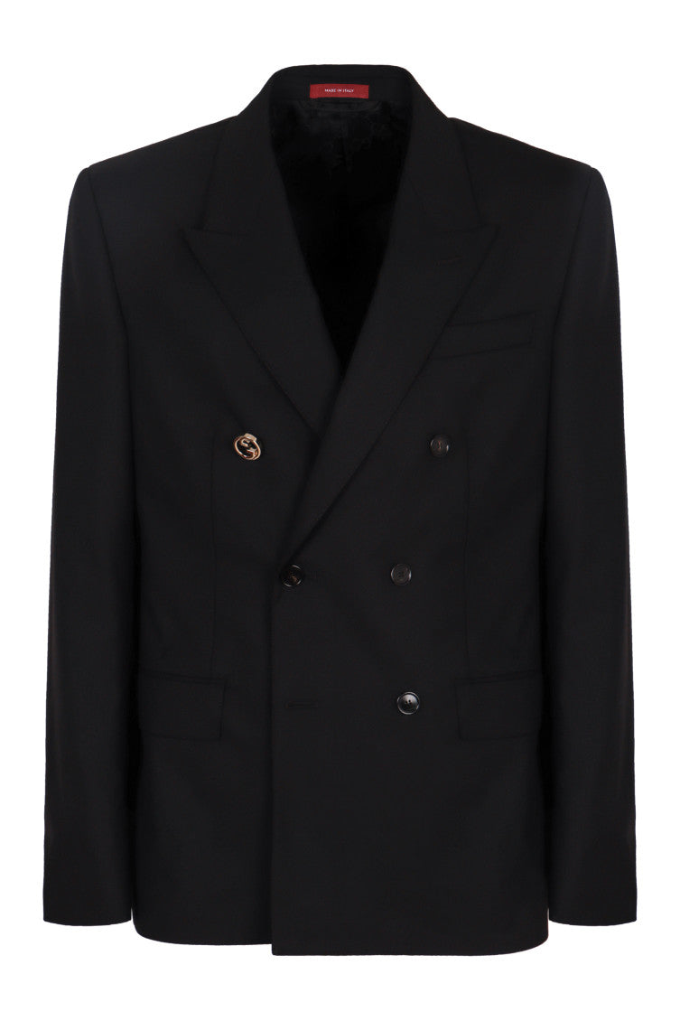 Black Double Breasted Blazer 1