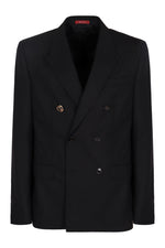 Black Double Breasted Blazer 1
