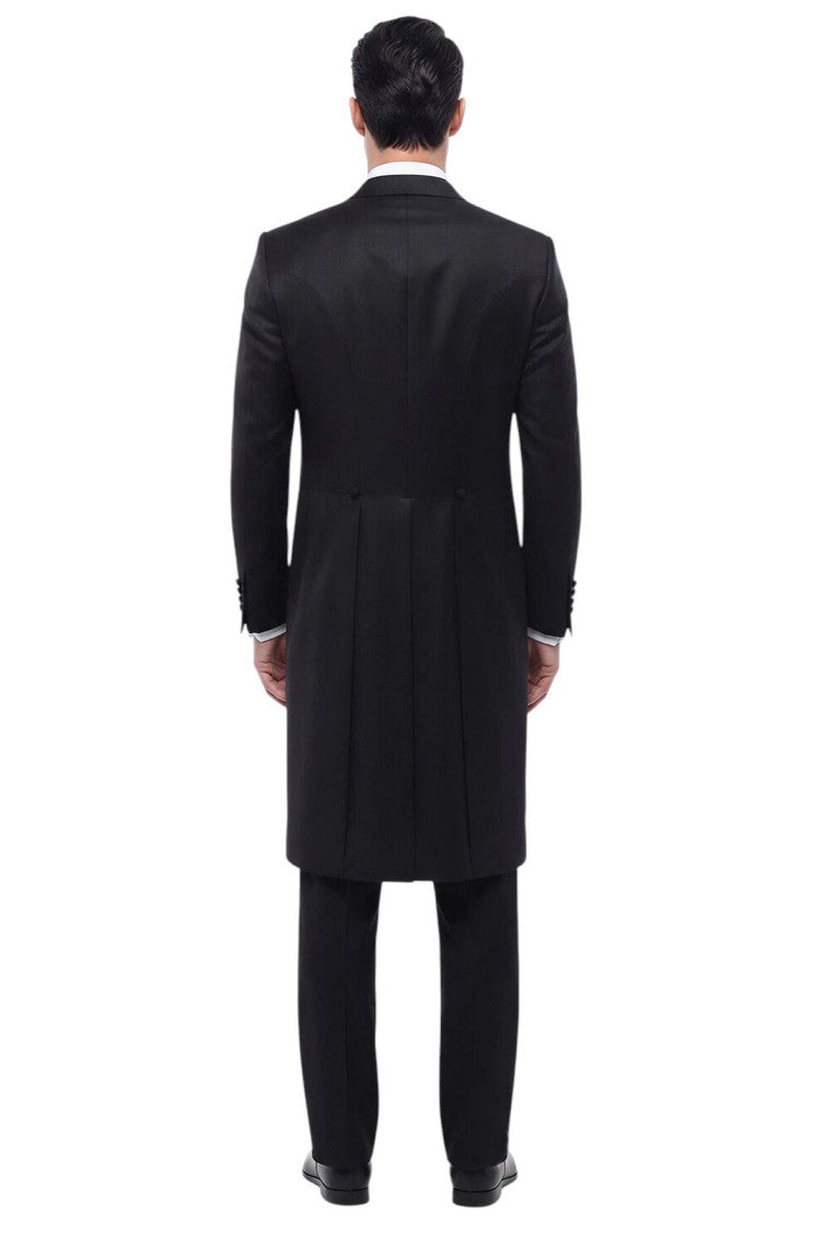 Black Peaked Lapel Blazer 2