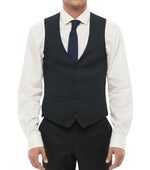 Blue Four Button Waistcoat 1