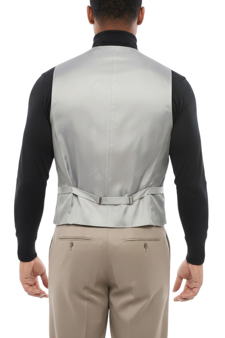 Light Grey Sleeveless Waistcoat 2