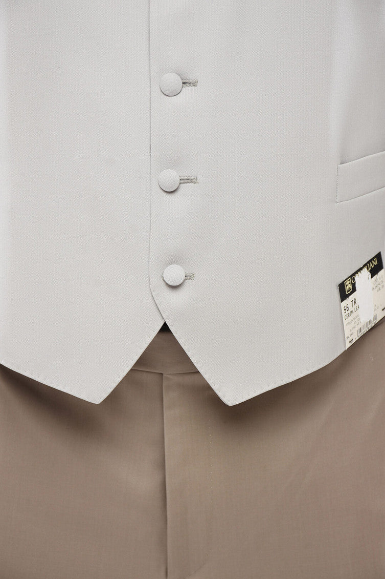 Light Grey Sleeveless Waistcoat 3