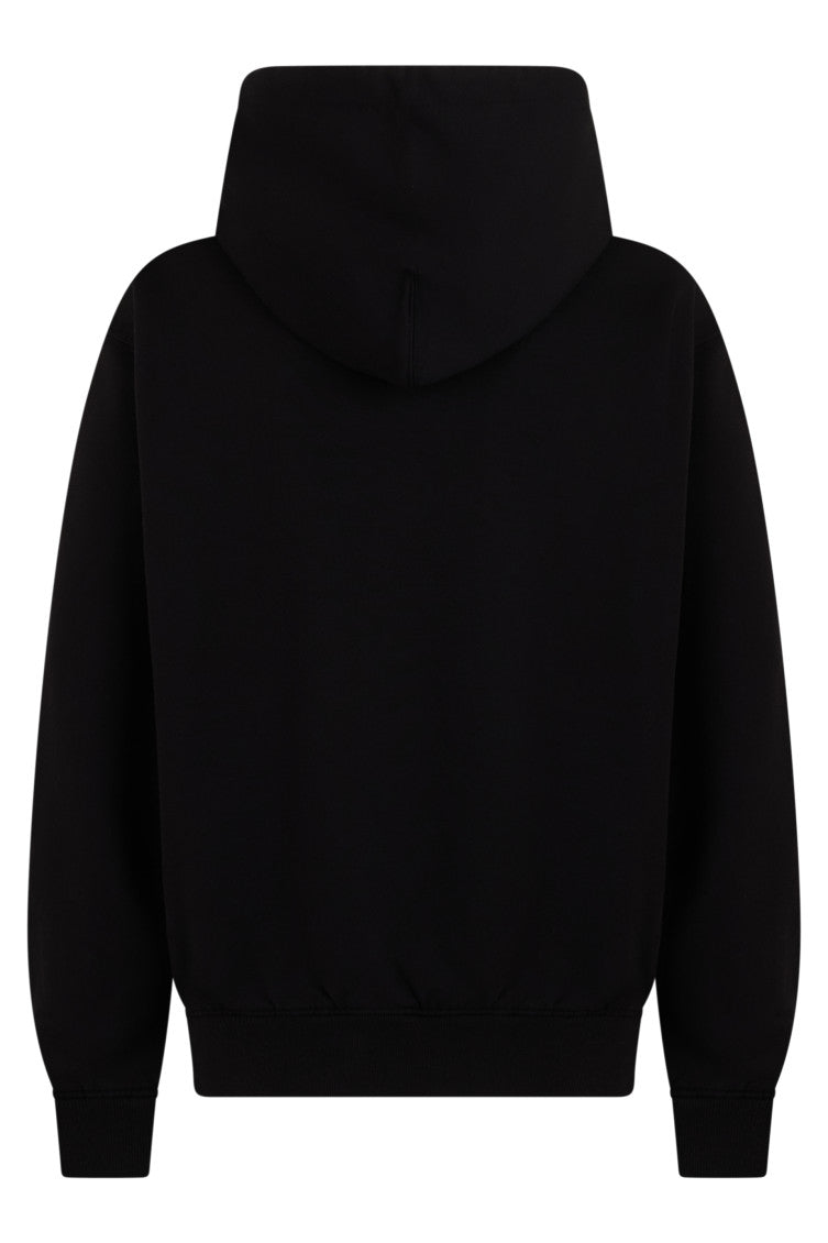 Black Regular Logo Hoodie 2