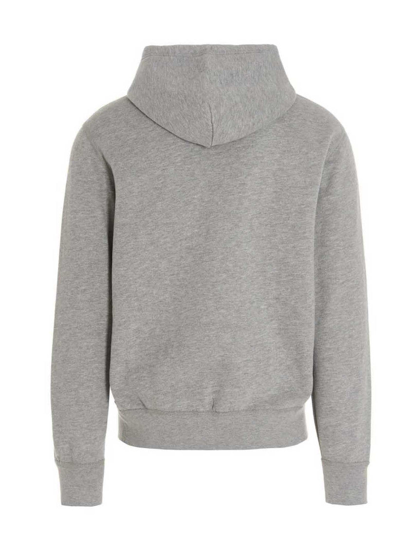 Grey Regular Logo Hoodie 2