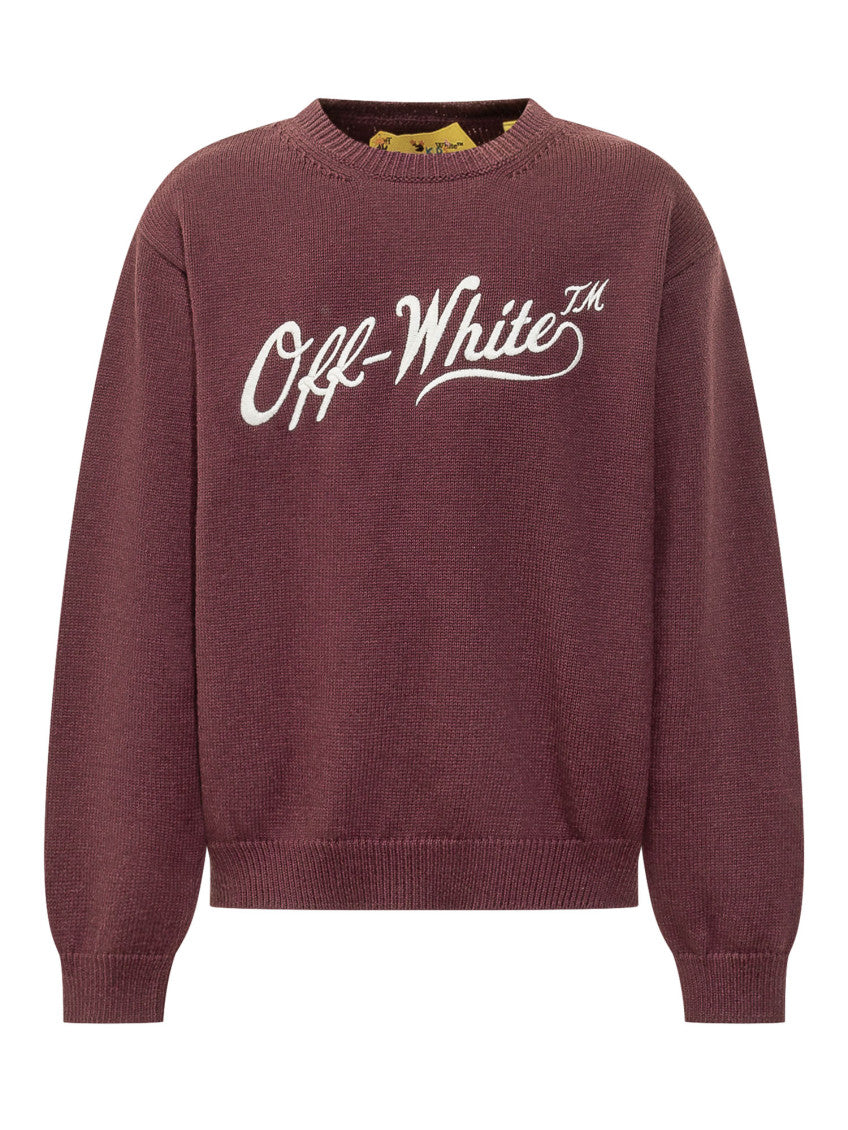 Kids Maroon Logo Sweater 1