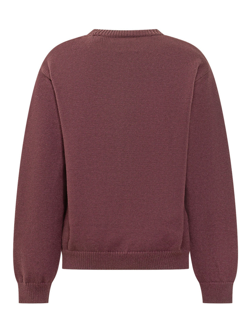 Kids Maroon Logo Sweater 2