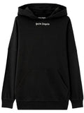 Black Relaxed Logo Hoodie 1