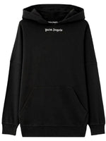 Black Relaxed Logo Hoodie 1