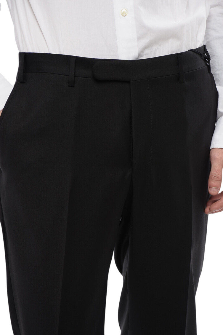 Black Flat Front Pants 3