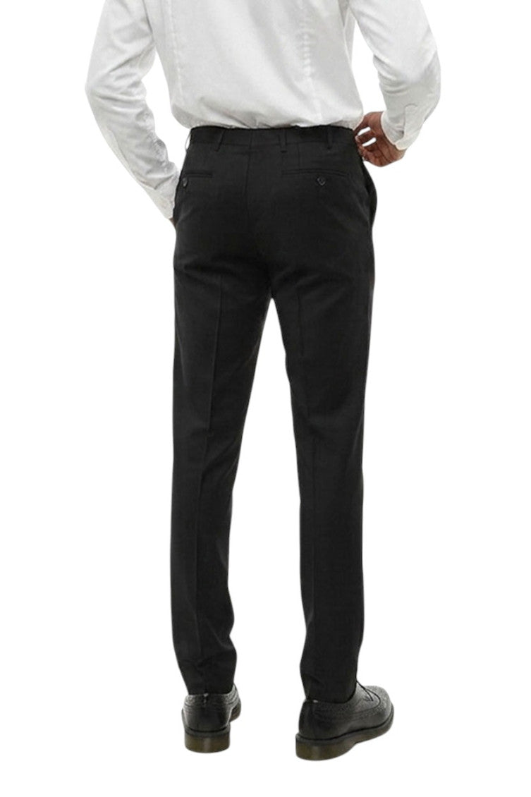 Black Flat Front Pants 2