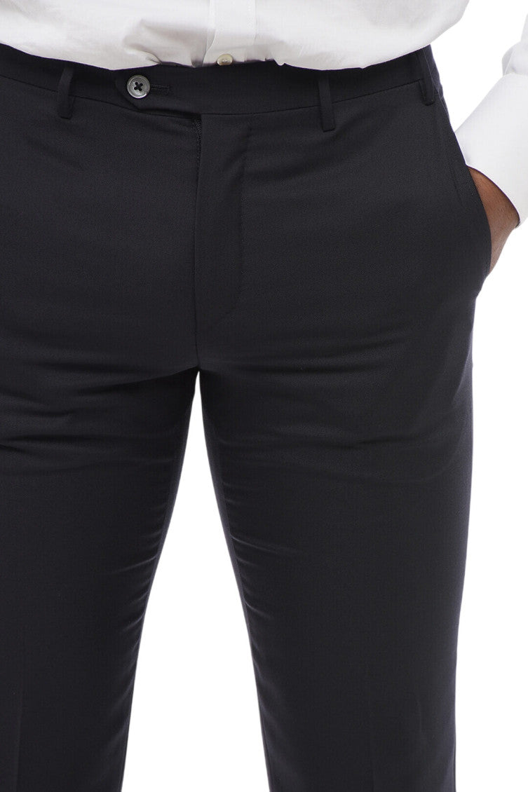 Navy Blue Tailored Pants 3