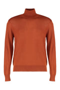 Orange Turtle Neck Sweater 1
