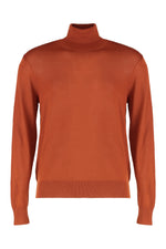 Orange Turtle Neck Sweater 1