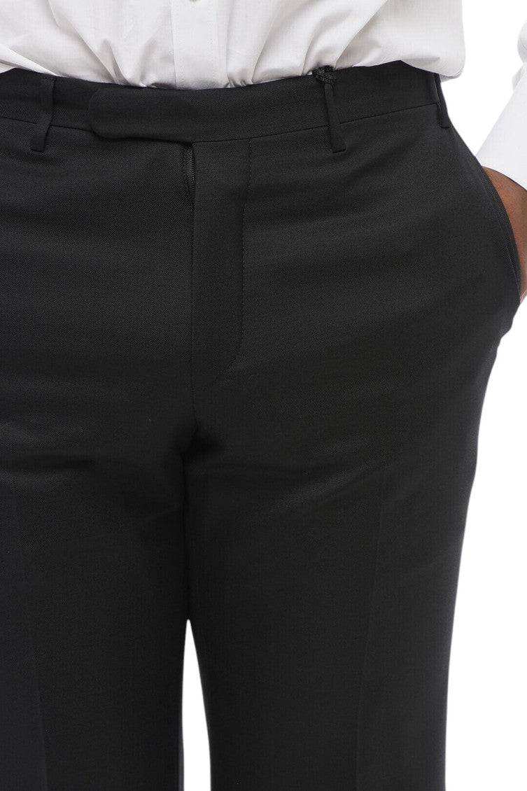 Black Flat Front Pants 3