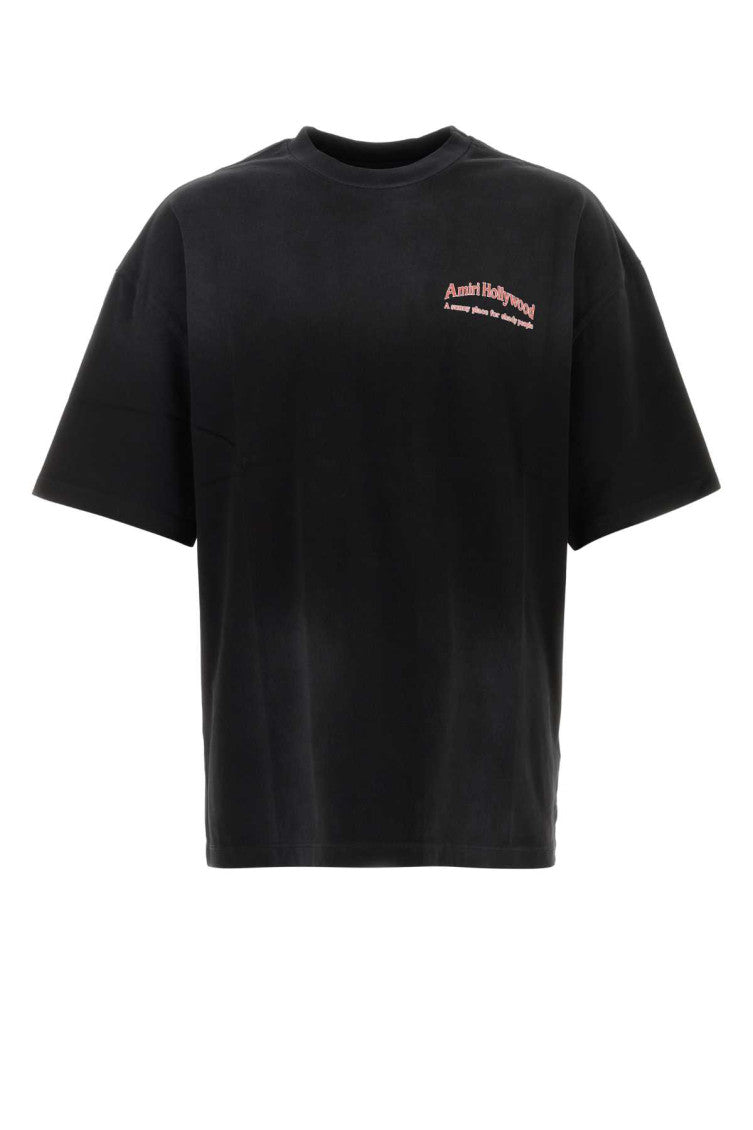 Black Crew Neck Logo T-Shirt 1