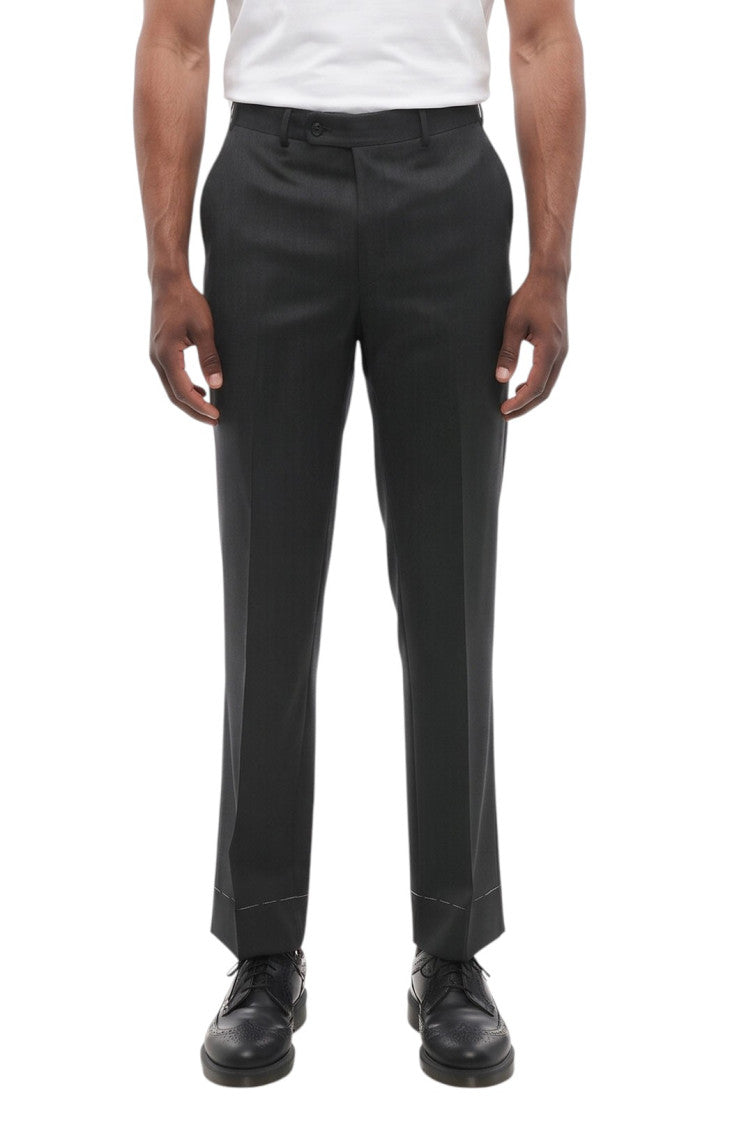Dark Grey Tailored Pants 1