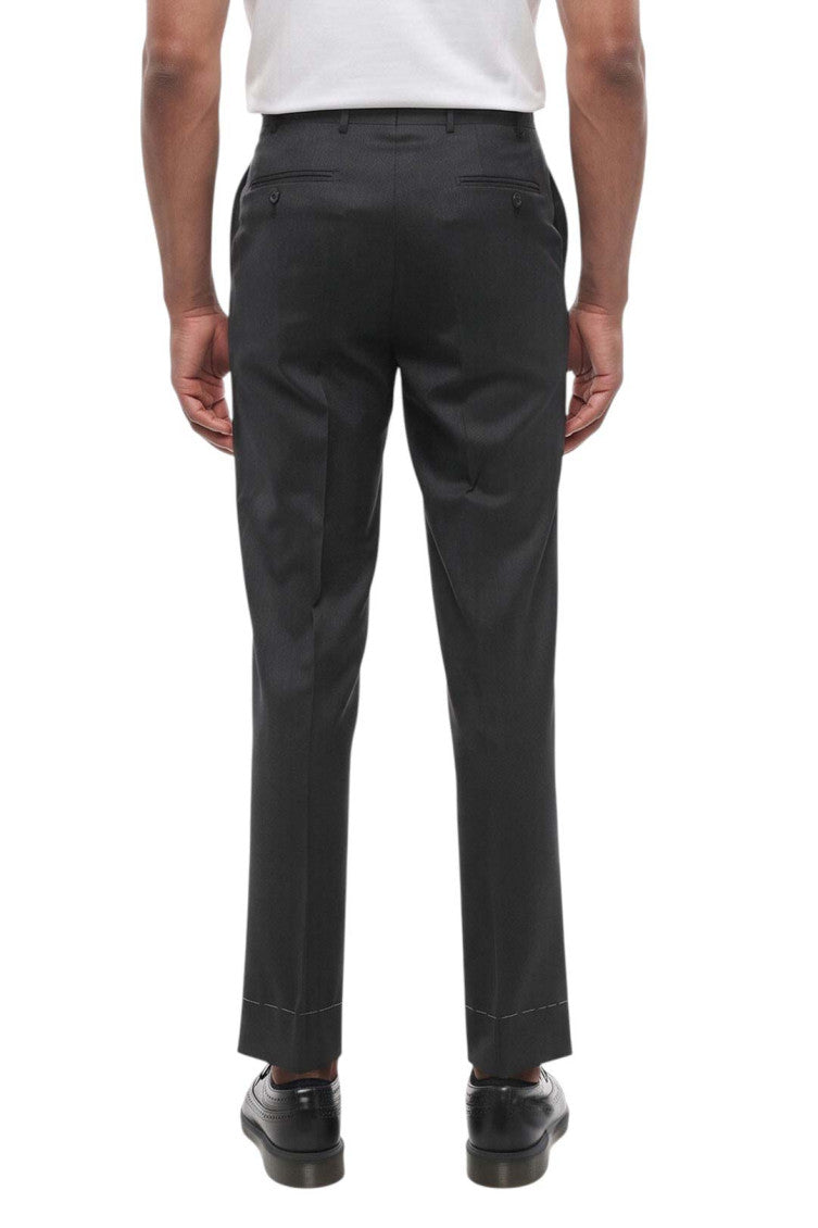 Dark Grey Tailored Pants 2