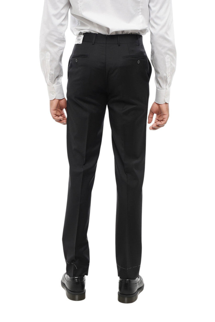 Black Flat Front Pants 2