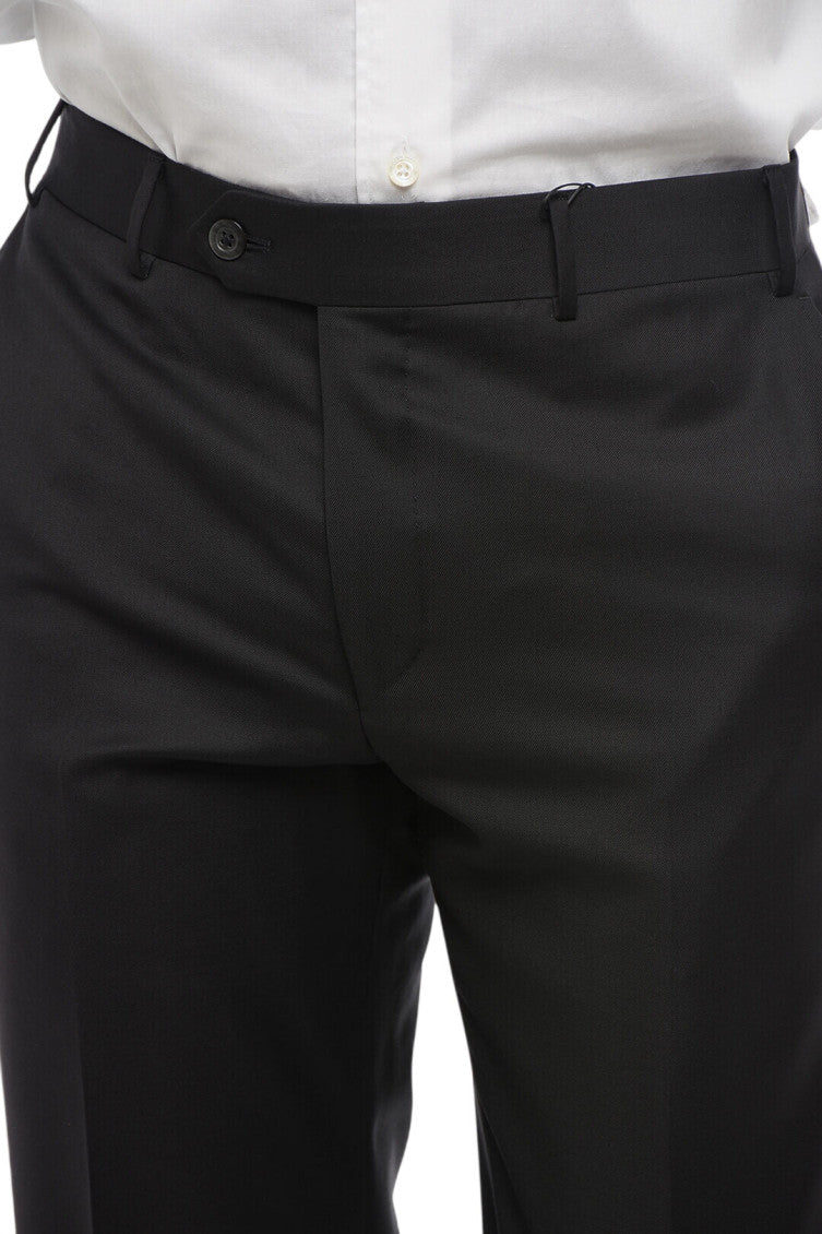 Black Flat Front Pants 3