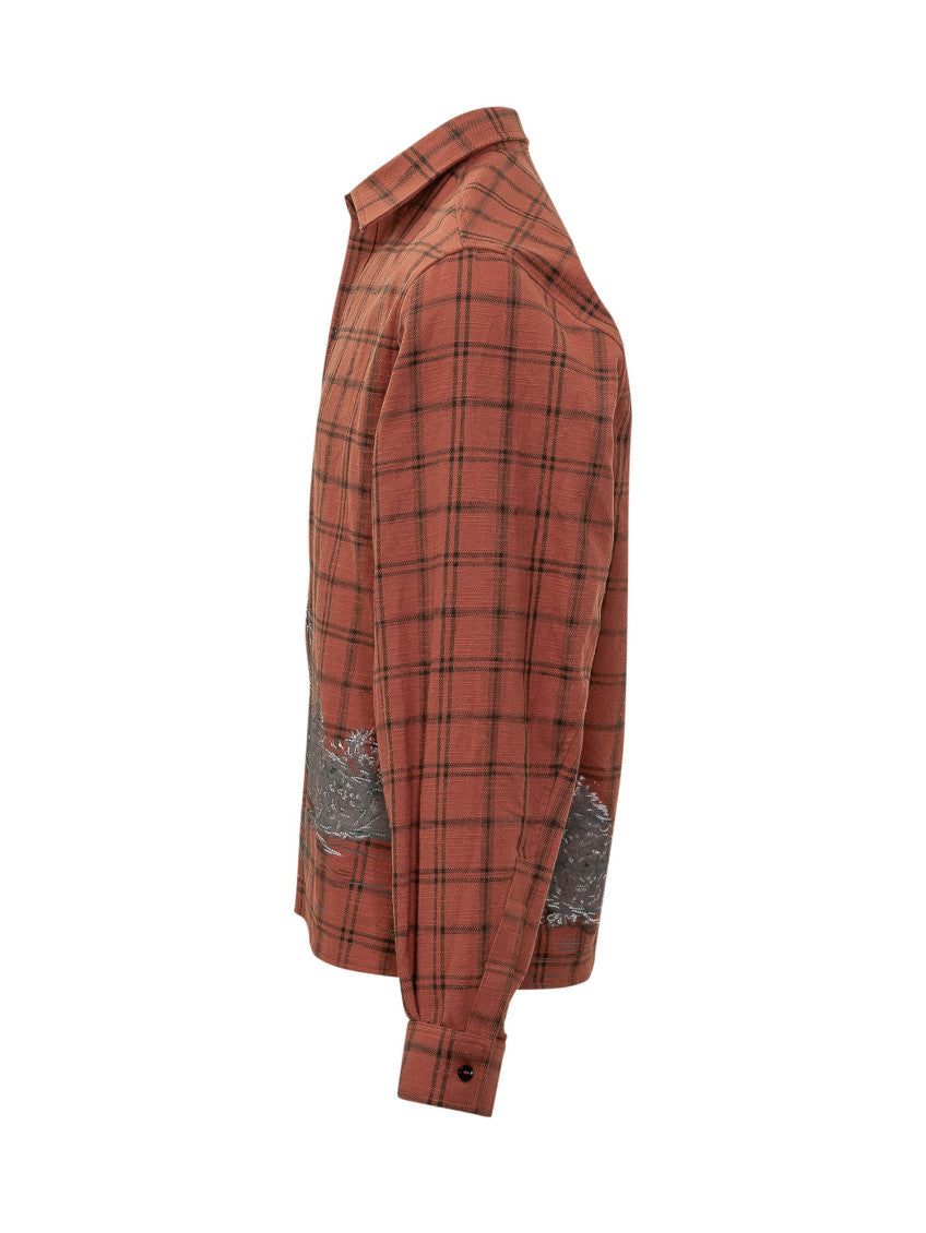 Red Regular Printed Shirt 3