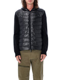 Black Quilted Hood Jacket 1