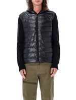 Black Quilted Hood Jacket 1