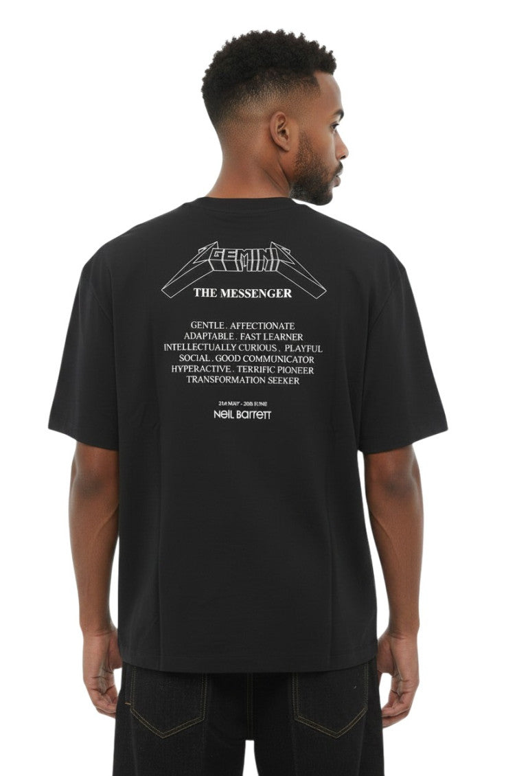 Black Crew Neck T-Shirt 2