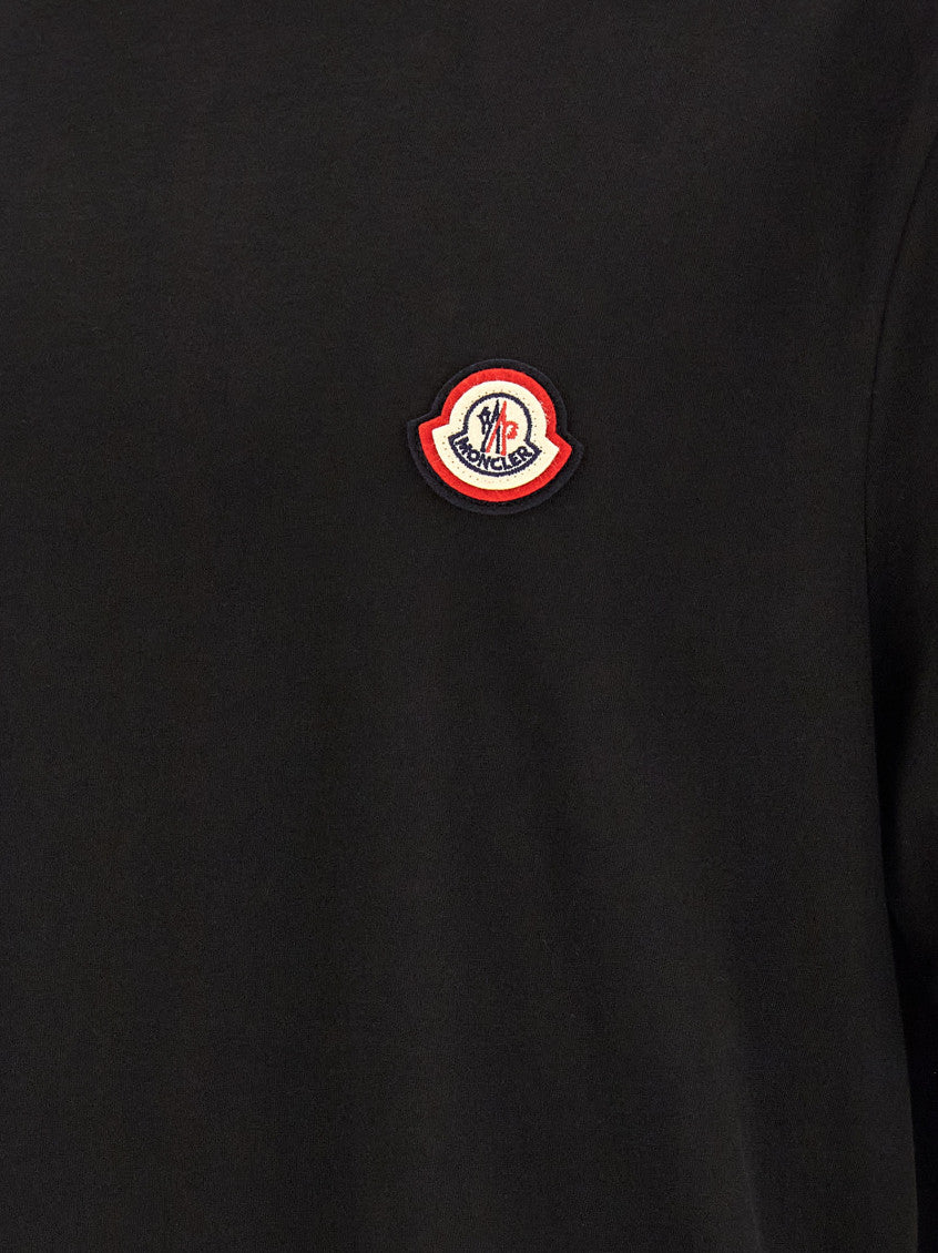 Black Logo Crew Neck T-Shirt 4