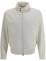 Off White Solid Hood Jacket 1