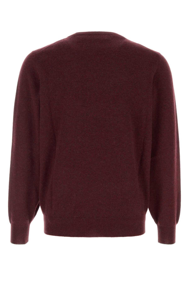 Maroon Crew Neck Sweater 2
