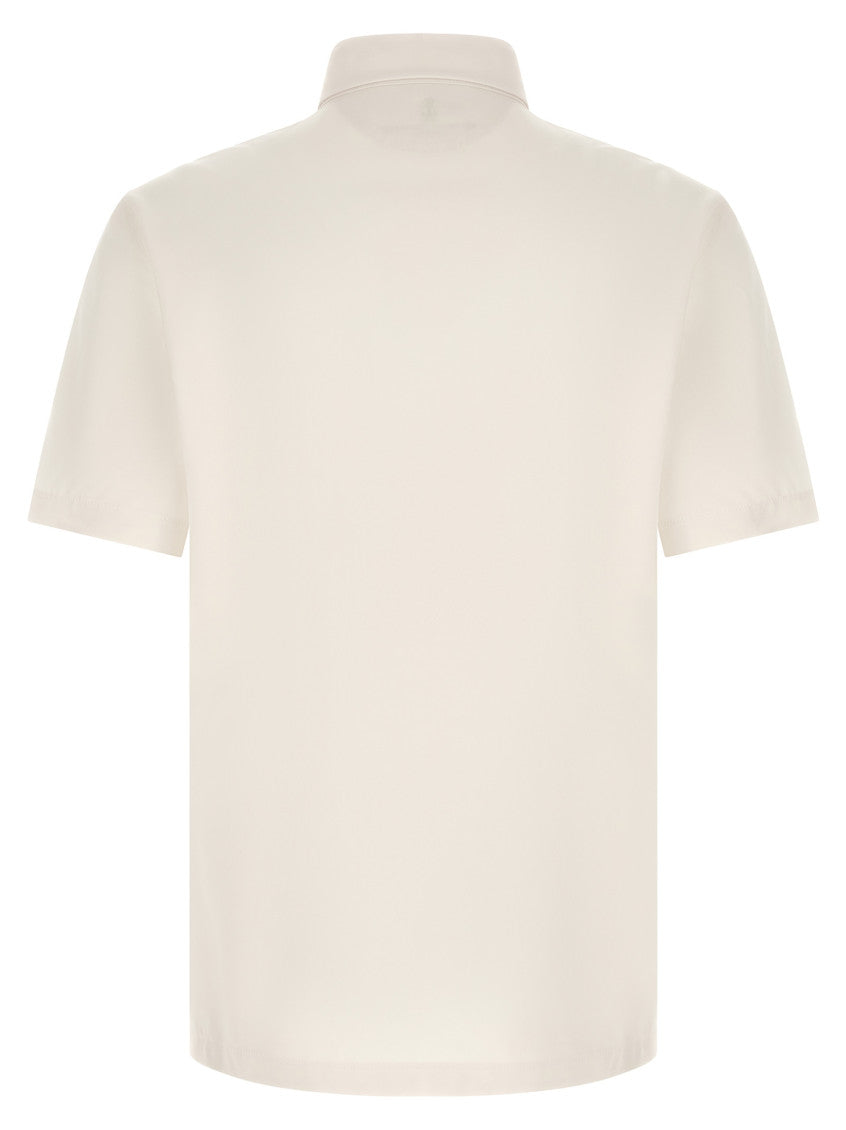 Off White Shirt Collar Polo 2