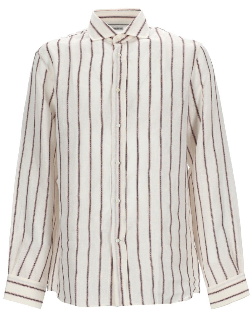Natural Regular Stripes Shirt 1
