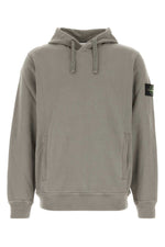 Grey Solid Regular Hoodie 1