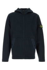 Dark Navy Relaxed Zip Up Hoodie 1