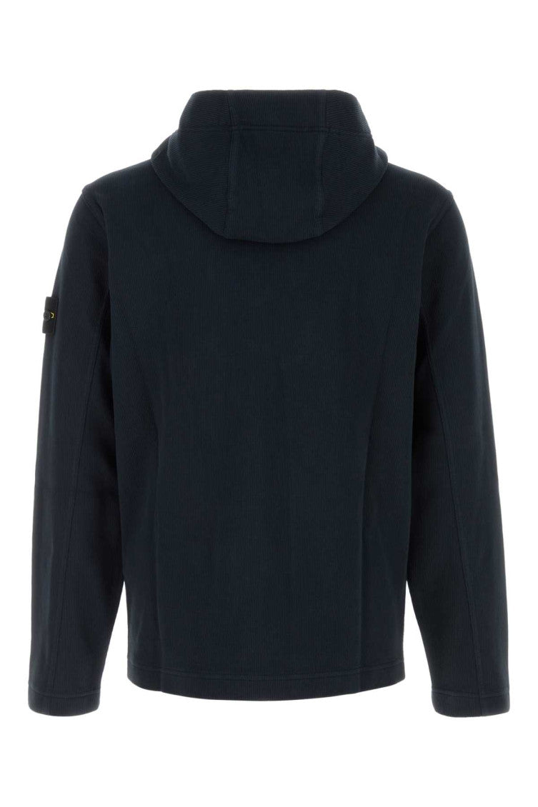 Dark Navy Relaxed Zip Up Hoodie 2