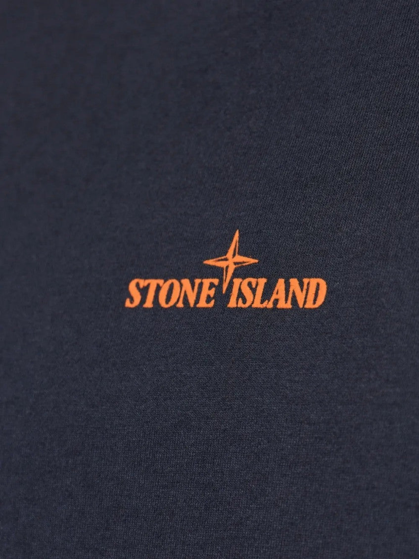 Navy Blue Logo Regular T-Shirt 3