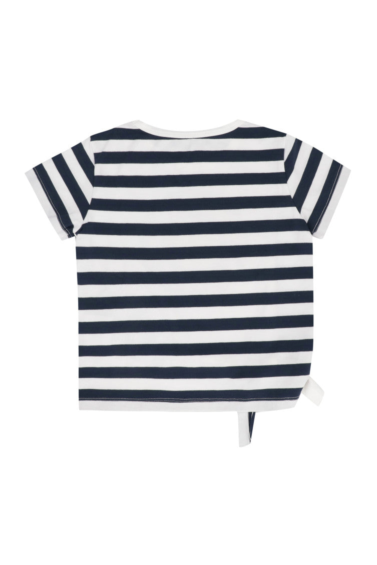 Girls White Stripes T-Shirt 2
